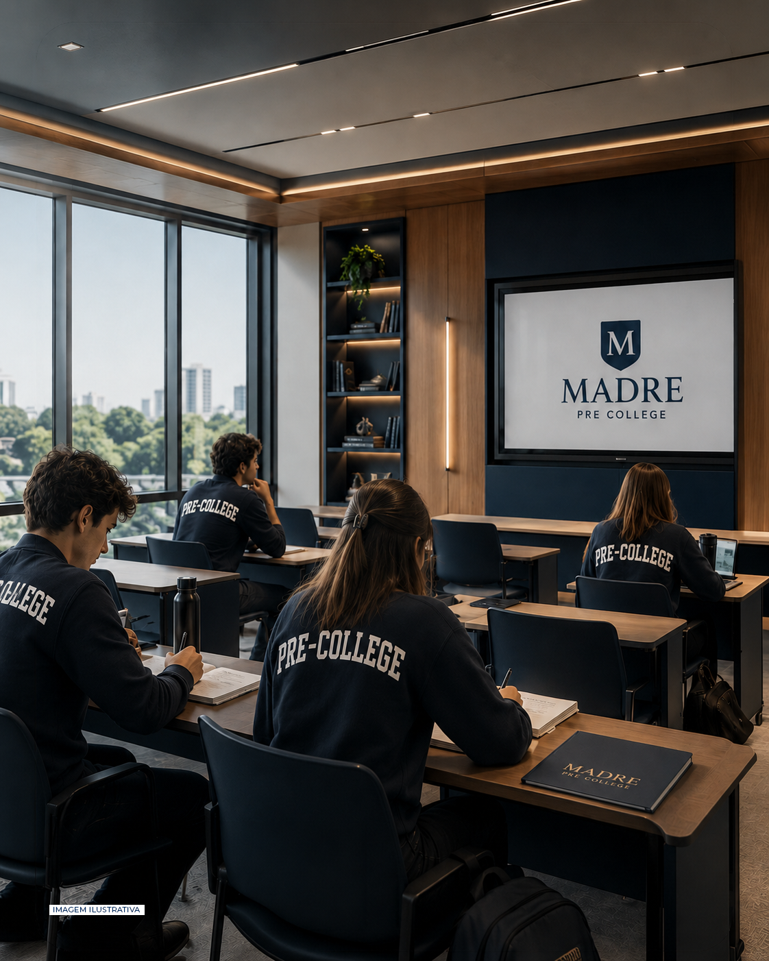 Sala de aula Madre Pre College